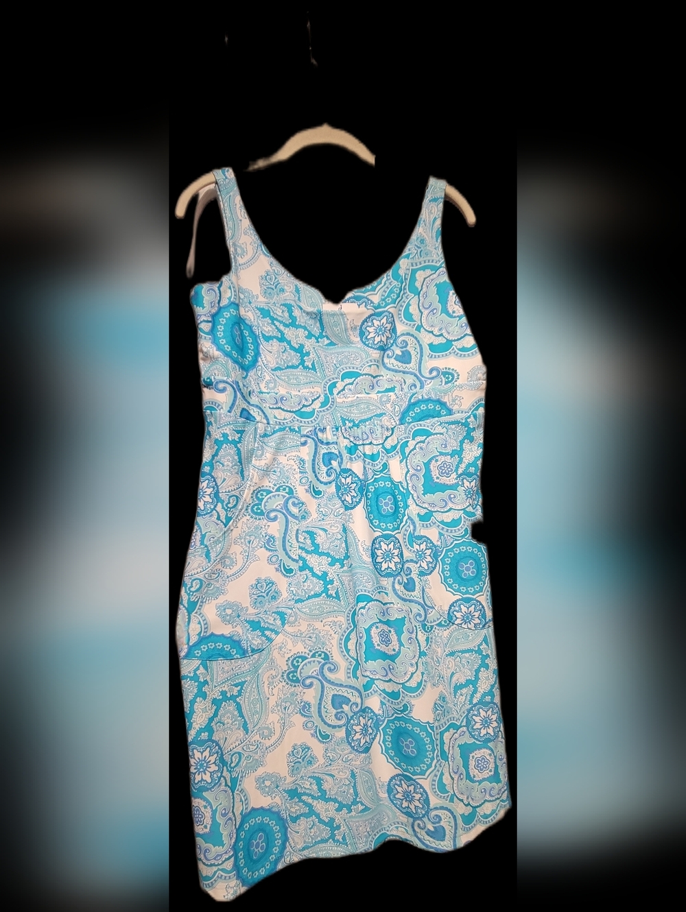 Jude Connally Blue Sundress Paisley